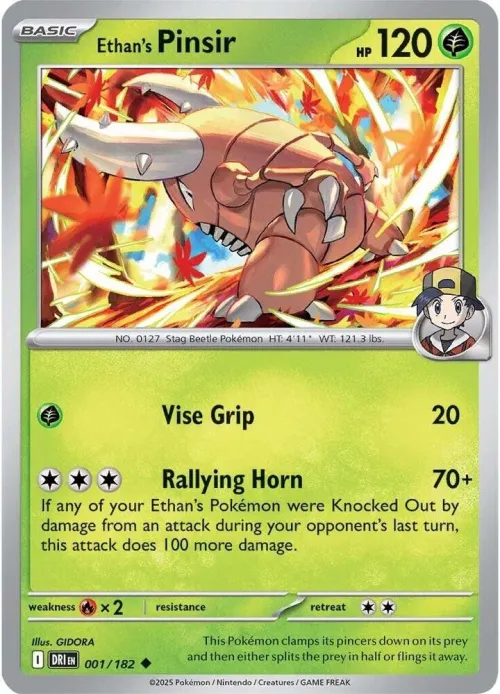 Ethan's Pinsir - Reverse Holo