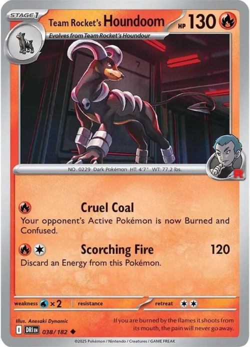 Team Rocket's Houndoom - Reverse Holo