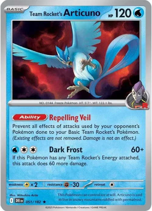 Team Rocket's Articuno - Reverse Holo