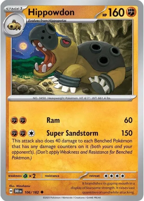 Hippowdon - Reverse Holo