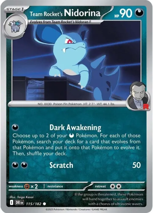 Team Rocket's Nidorina - Reverse Holo