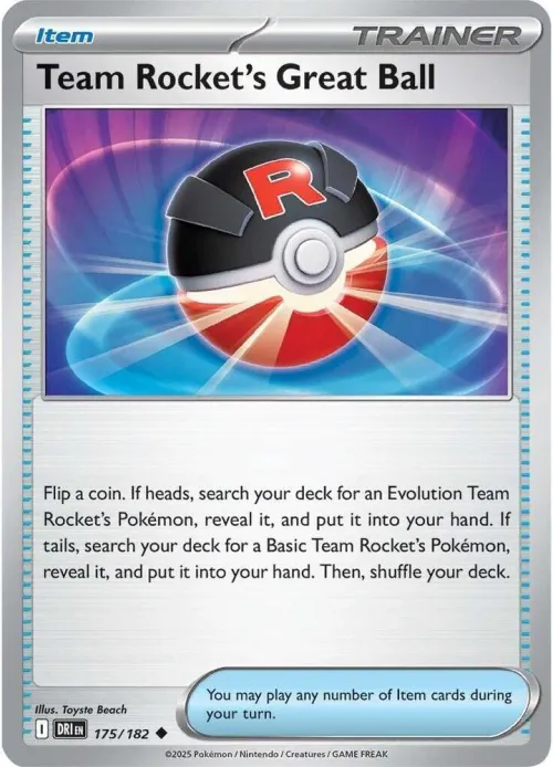 Team Rocket's Great Ball - Reverse Holo