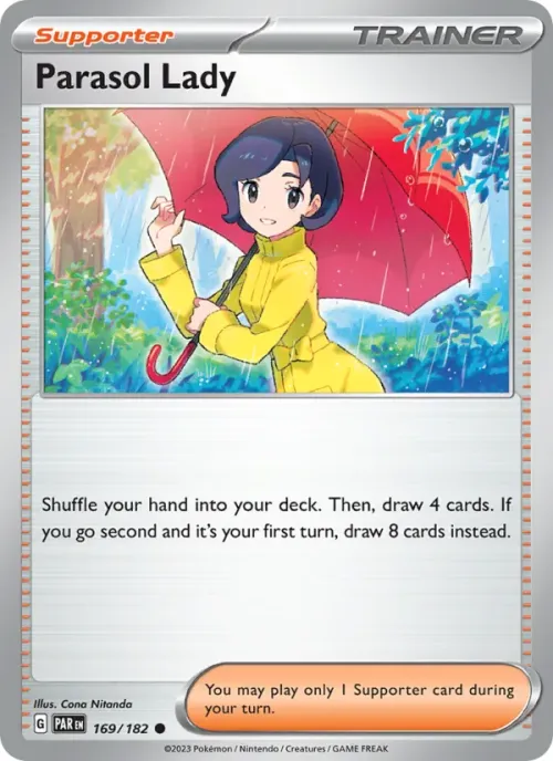 Parasol Lady - Reverse Holo