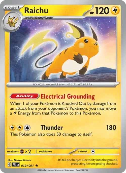 Raichu - Holo