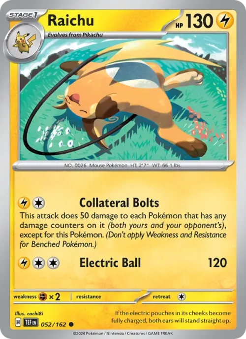 Raichu - Reverse Holo