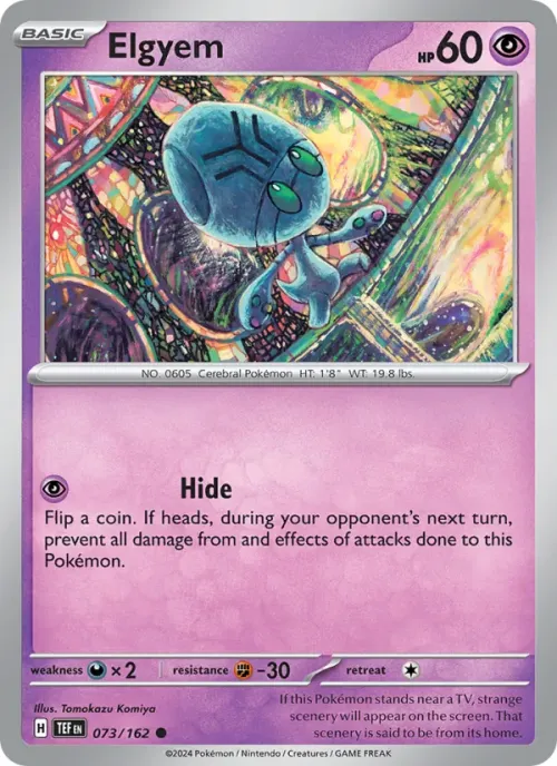 Elgyem - Reverse Holo