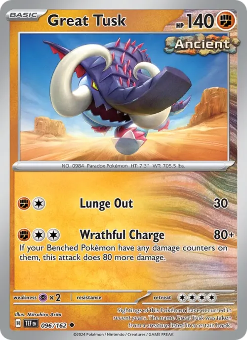 Great Tusk - Reverse Holo