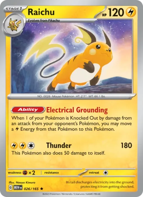 Raichu - Holo