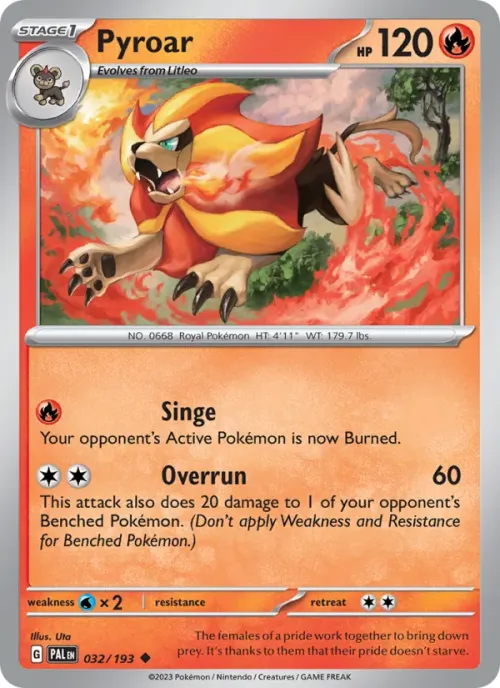 Pyroar - Reverse Holo