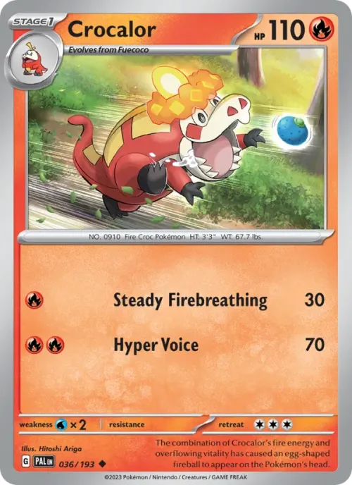 Crocalor - Reverse Holo