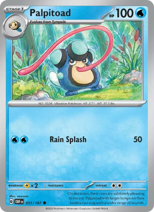 Palpitoad - Reverse Holo