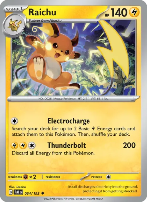 Raichu - Reverse Holo