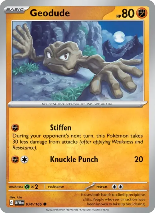 Geodude - Reverse Holo