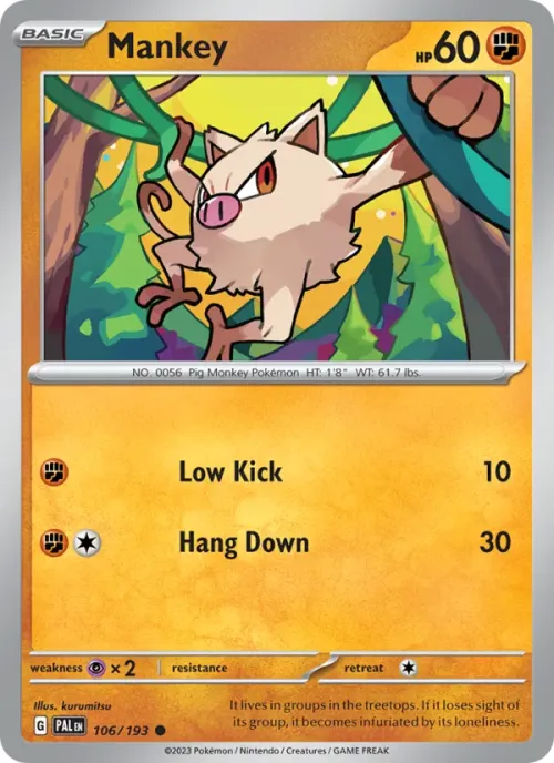 Mankey - Reverse Holo