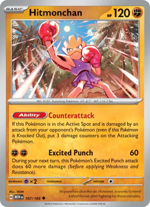 Hitmonchan - Reverse Holo