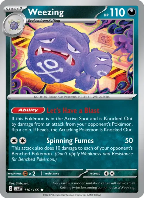 Weezing - Reverse Holo