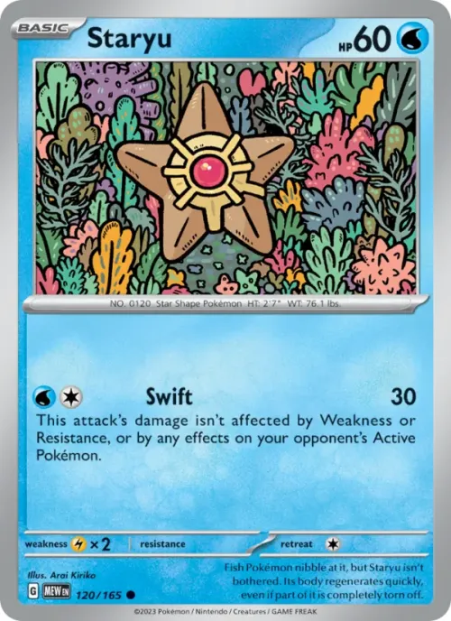 Staryu - Reverse Holo