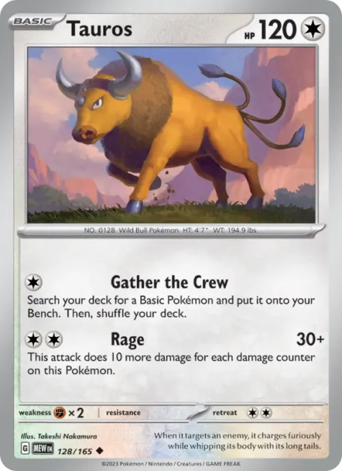 Tauros - Reverse Holo