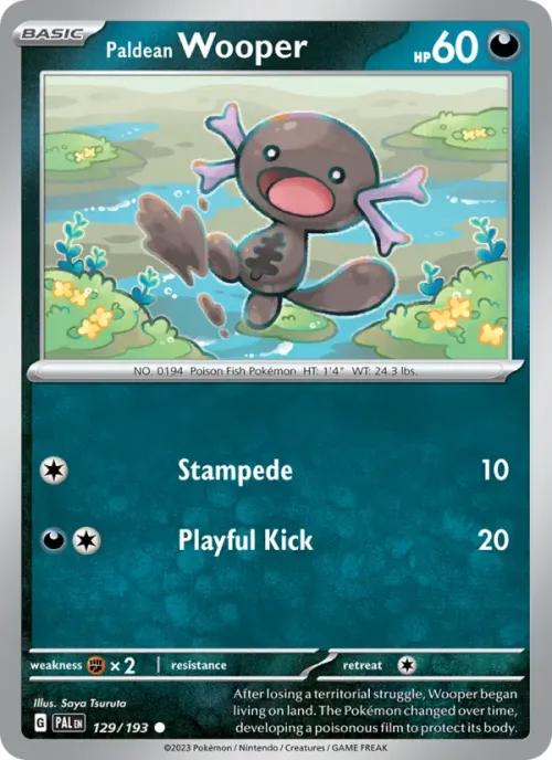Paldean Wooper - Reverse Holo