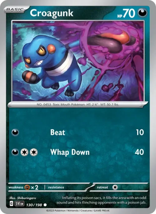 Croagunk - Reverse Holo