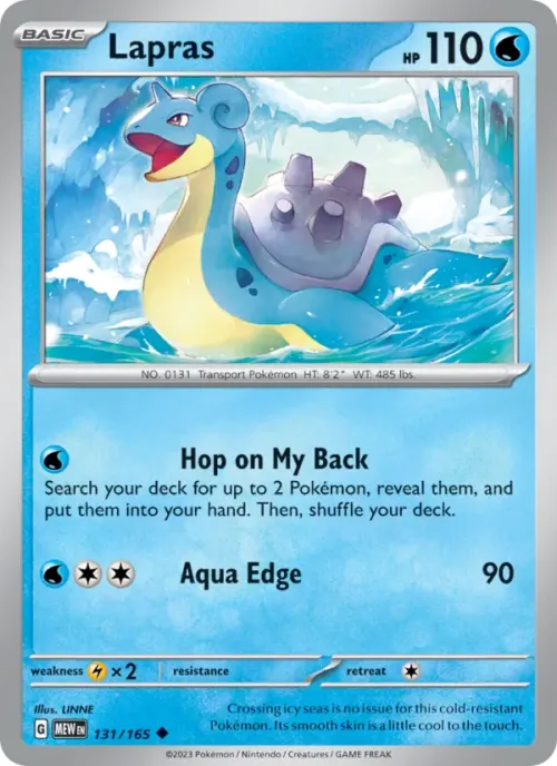 Lapras - Reverse Holo