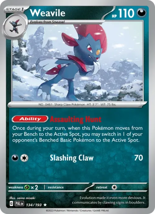Weavile - Holo