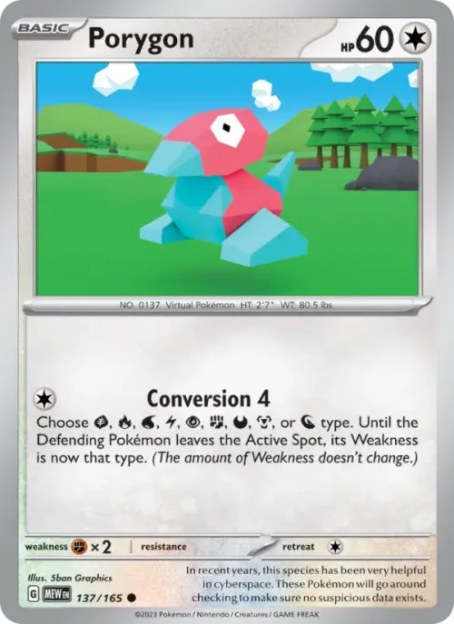 Porygon - Reverse Holo