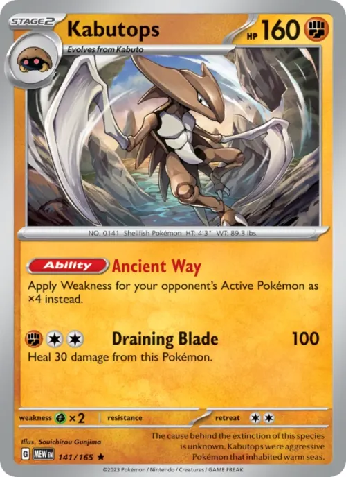 Kabutops - Reverse Holo