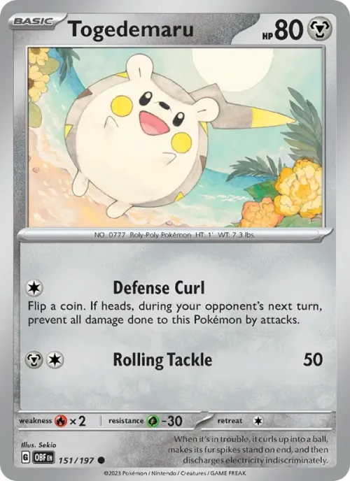 Togedemaru - Reverse Holo