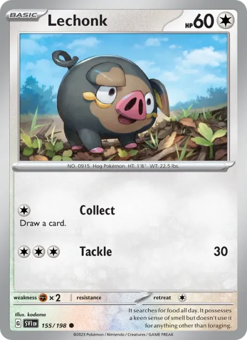 Lechonk - Reverse Holo