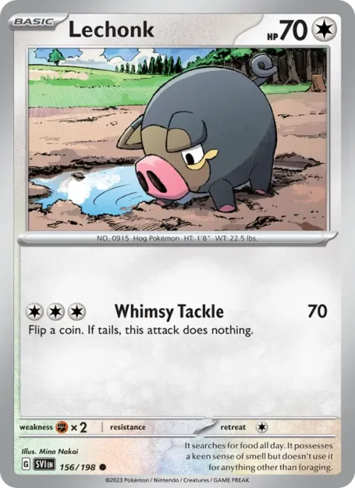 Lechonk - Reverse Holo