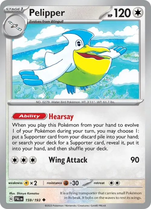 Pelipper - Reverse Holo