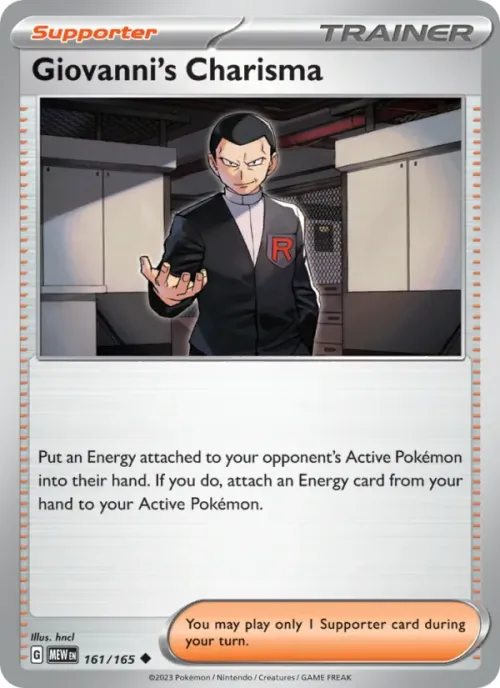 Giovanni's Charisma - Reverse Holo