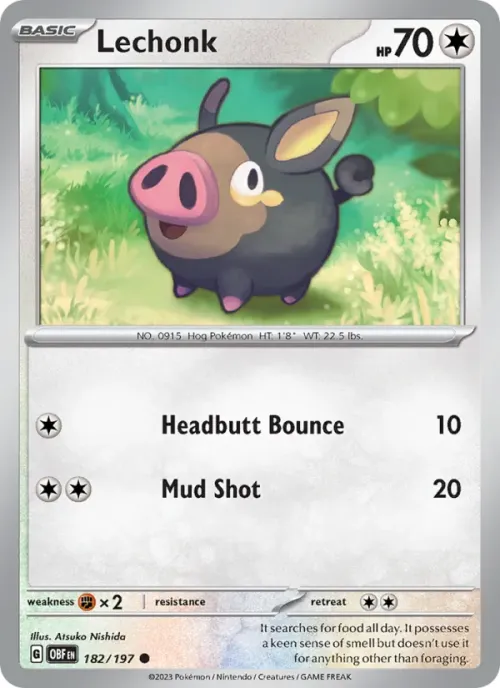 Lechonk - Reverse Holo