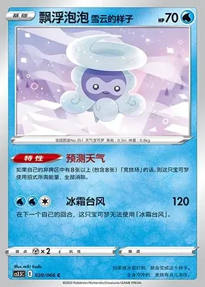 Castform Snowy Form