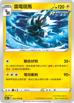 雷電斑馬