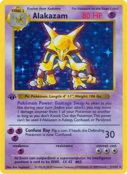 Alakazam - 1st Edition Holo