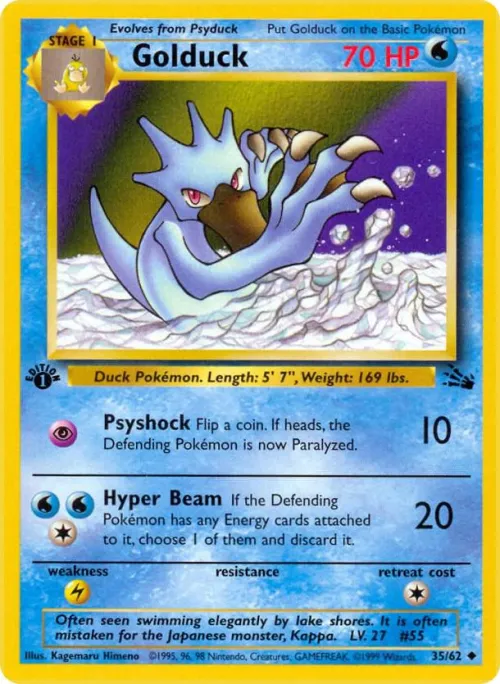 Golduck - 1st Edition