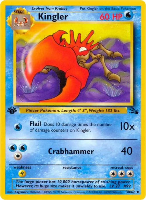 Kingler - 1st Edition