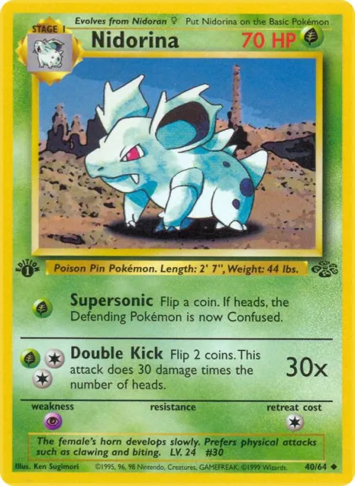 Nidorina - 1st Edition