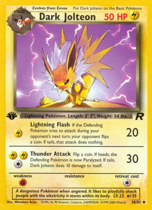 Dark Jolteon - 1st Edition