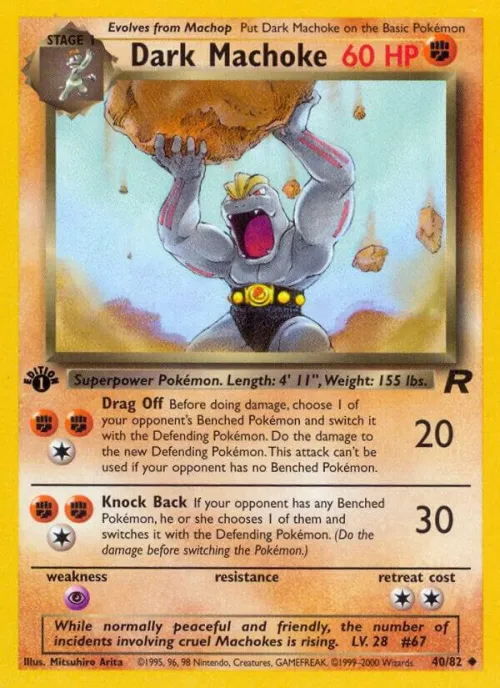 Dark Machoke - 1st Edition