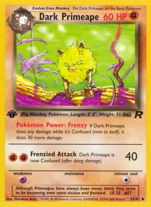 Dark Primeape - 1st Edition