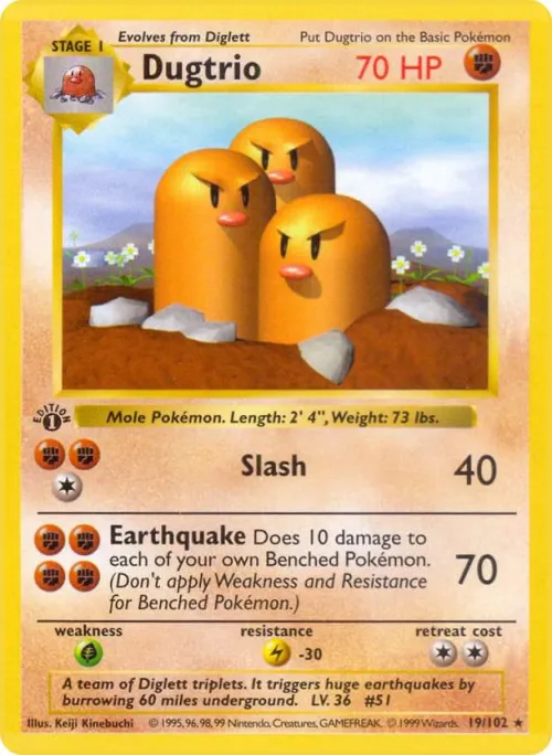 Dugtrio - 1st Edition