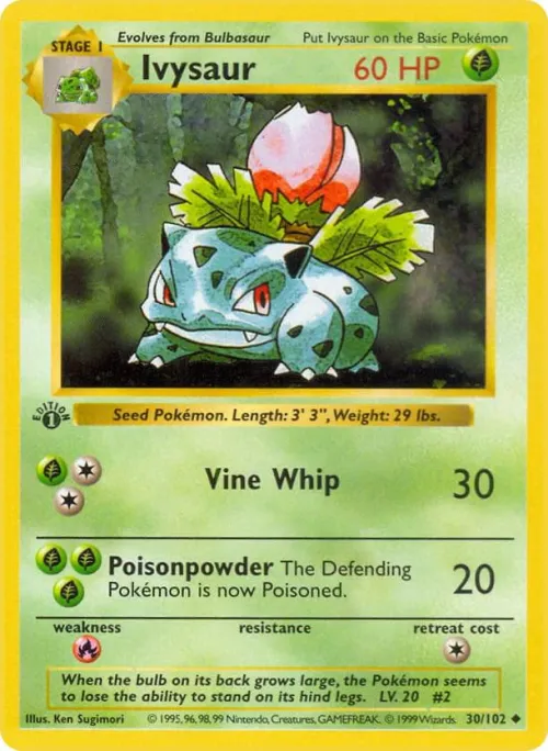Ivysaur - 1st Edition