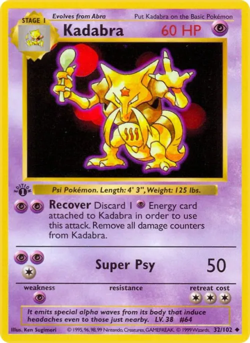 Kadabra - 1st Edition