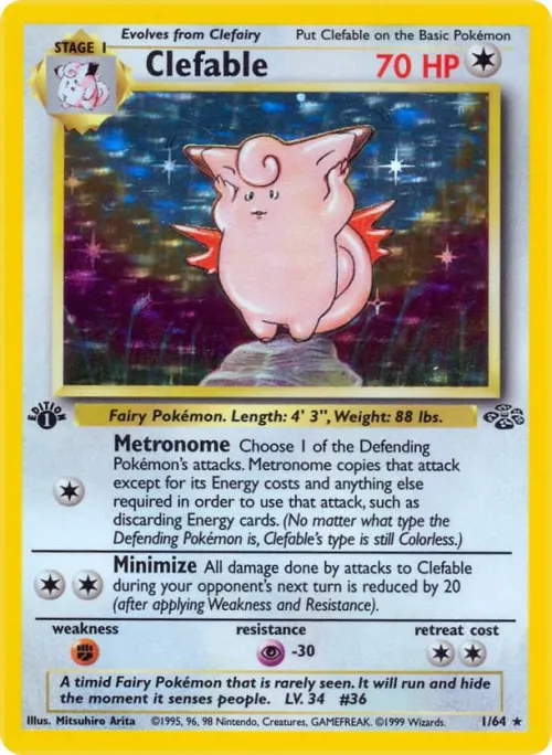 Clefable (1) - 1st Edition Holo