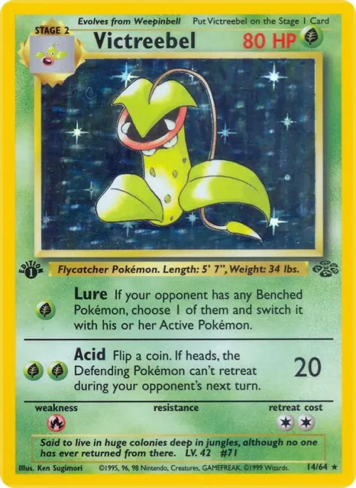 Victreebel (14) - 1st Edition Holo