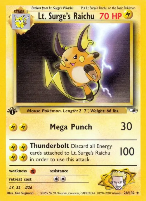 Lt. Surge's Raichu - Unlimited