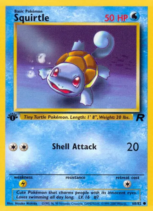 Squirtle - 1st Edition